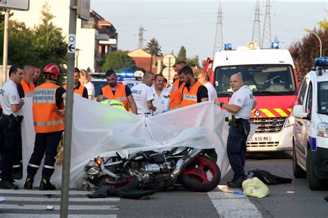 accident de moto hier